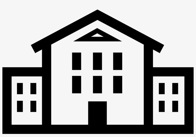 School House Icon Png Download - Clip Art, transparent png #194202