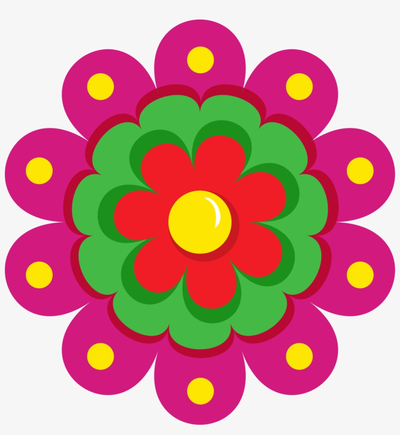 Fiesta Clipart Free Download - Fiesta Flower Clip Art, transparent png #194370