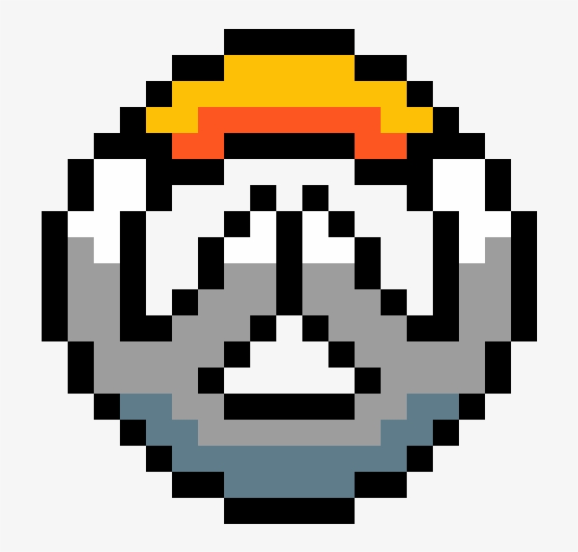Overwatch Logo - Donut Pixel Art, transparent png #194854