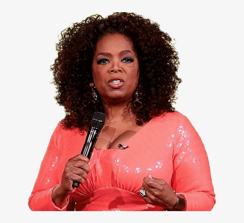 Oprah Winfrey With Microphone Png - Oprah Winfrey No Background, transparent png #194880