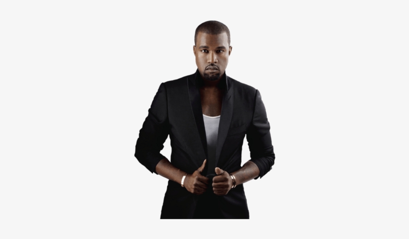 Kanye West Black - Kanye West Psd, transparent png #194939
