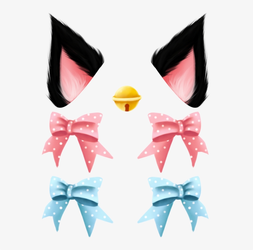 28 Collection Of Cat Ear Clipart - Anime Cat Ears Png, transparent png #194942