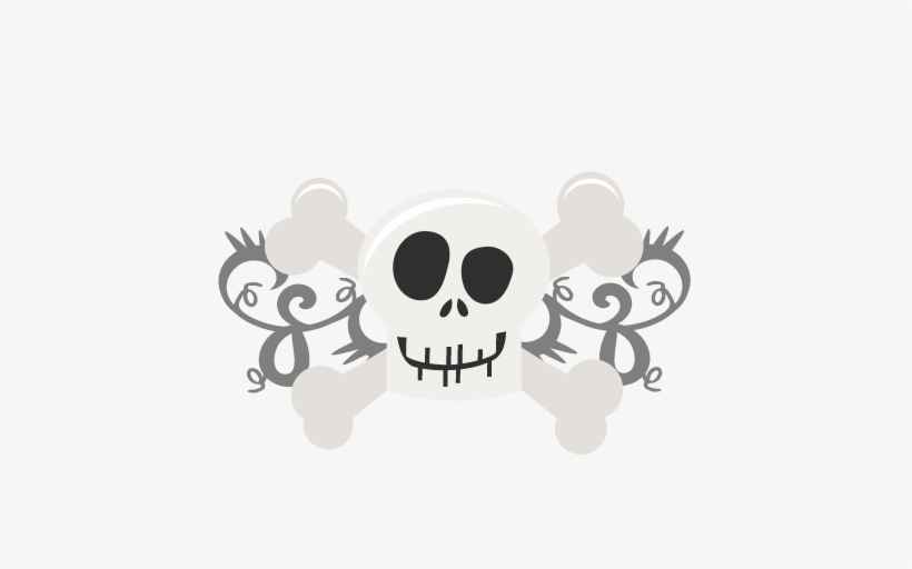 Skull And Crossbones Svg Cutting Files Free Svg Cuts - Clip Art, transparent png #195119