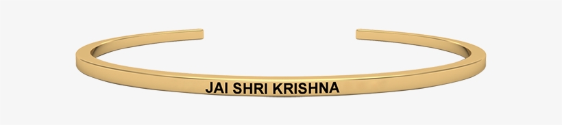 Jai Shri Krishna Mantrashakti Omb23 - Bangle, transparent png #195208