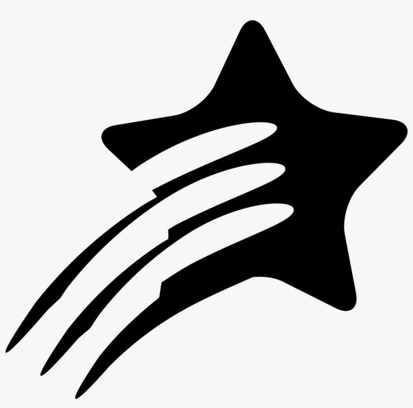 Shooting Star - - Estrella Fugaz Logo Png, transparent png #195322