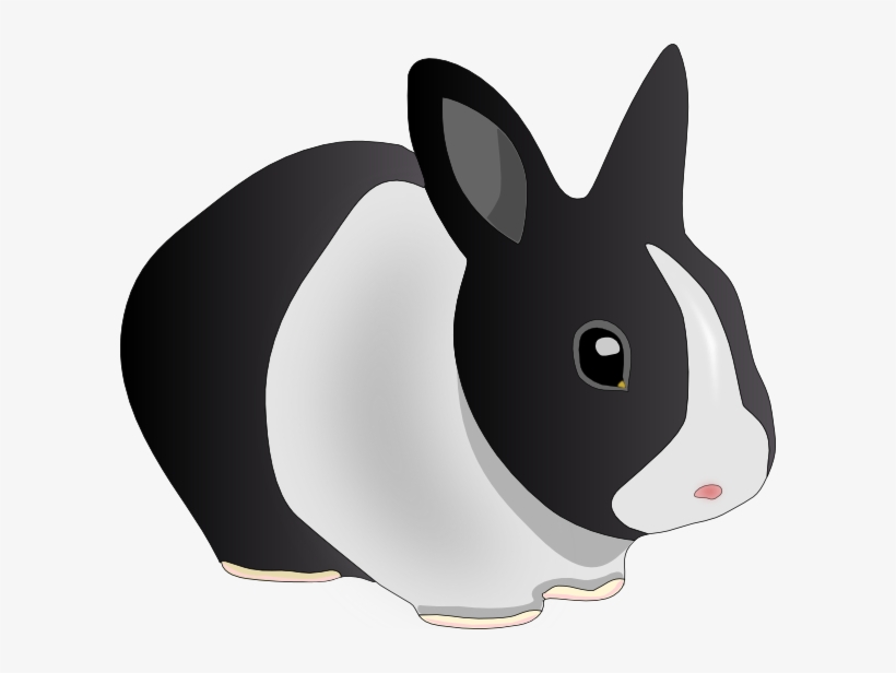 Free Vector Danko Friendly Rabbit Clip Art - Rabbit Clip Art, transparent png #195419