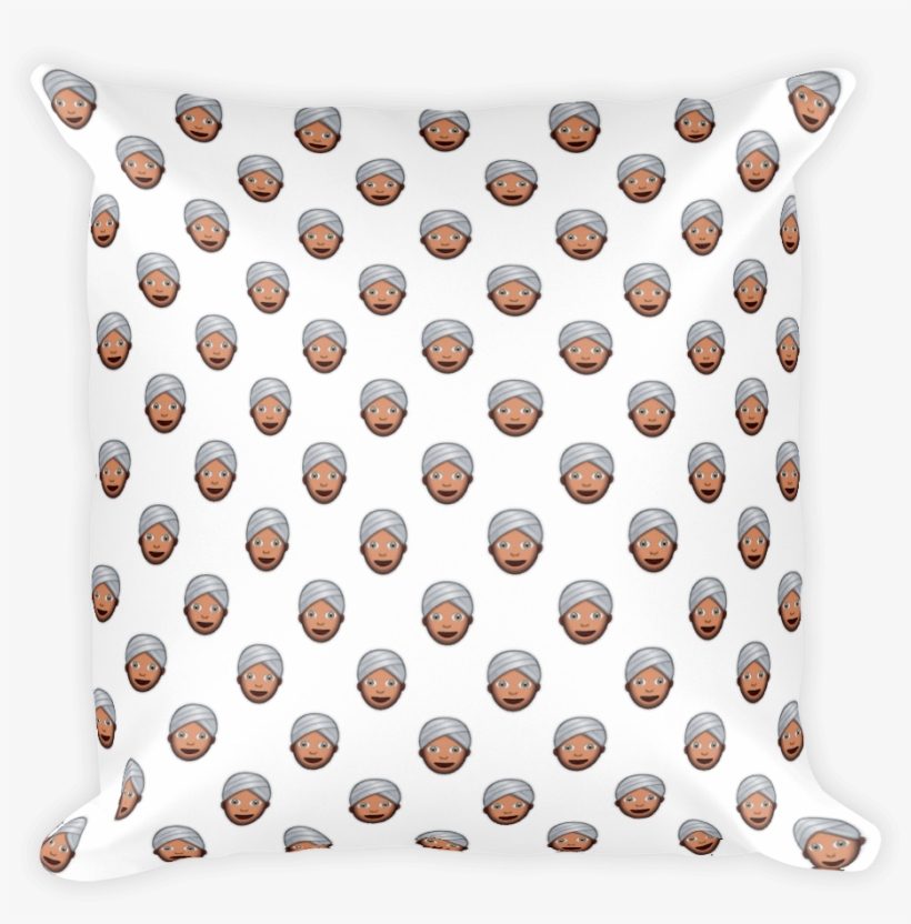 Man With Turban-just Emoji - Fried Shrimp Emoji Pillow, transparent png #195563