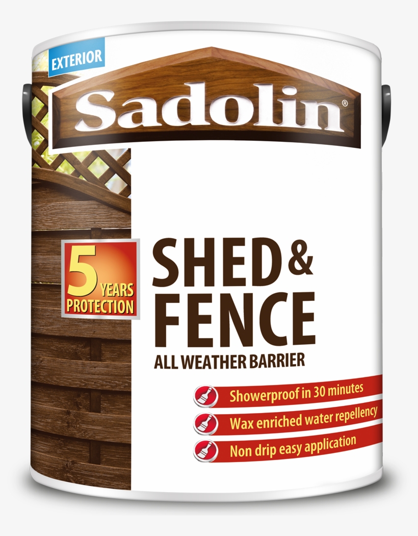 Sadolin Shed & Fence - Sadolin 142268 Extra Natural 1 Litre, transparent png #196011