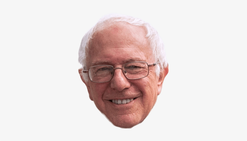 Bernie Sanders Face Png - Bernie Sanders Black And White, transparent png #196053