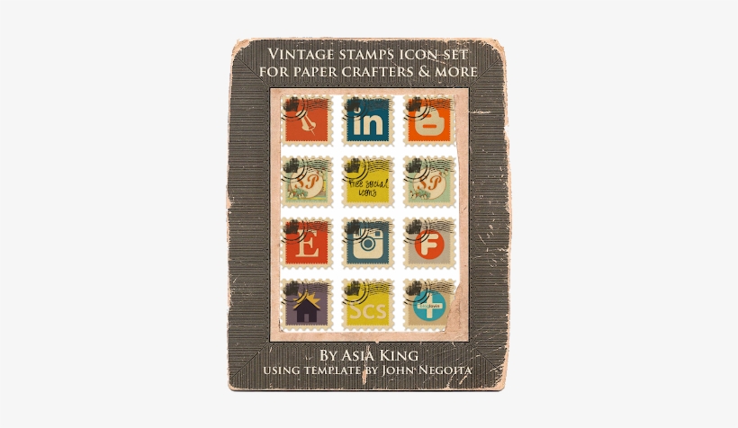 Let's Get Social - Postage Stamp, transparent png #196080