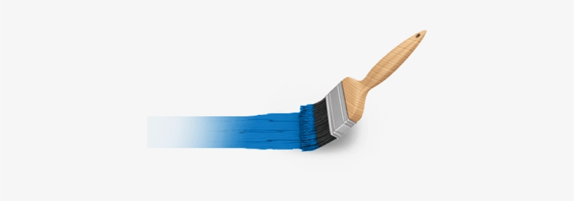 Blue Paint Brush Png, transparent png #196119