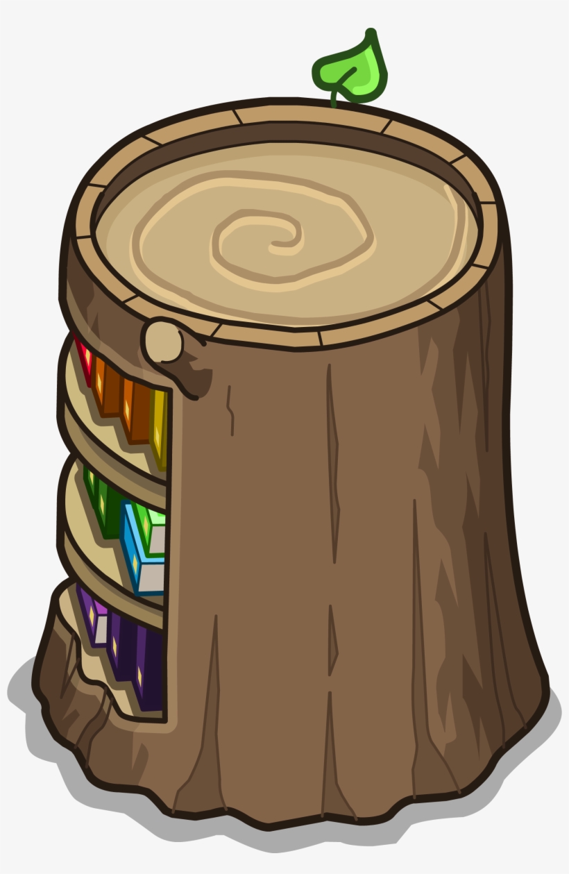 Stump Bookcase Sprite 039 - Tree Stump, transparent png #196193