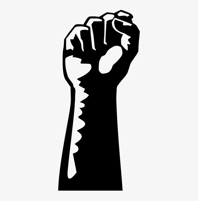 A Worker's Fist - Raised Fist Clip Art, transparent png #196215