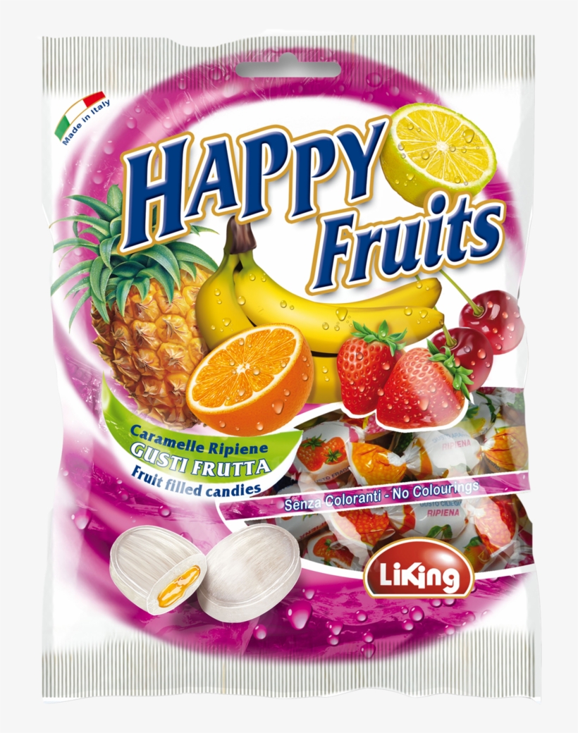 Happy Fruits - Happy Fruit Caramelle, transparent png #196360