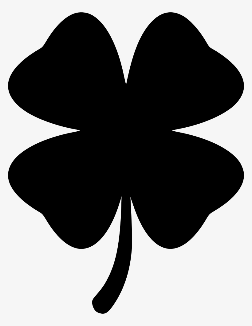 Four Svg Icon Free - Four Leaf Clover Icon Png, transparent png #196427