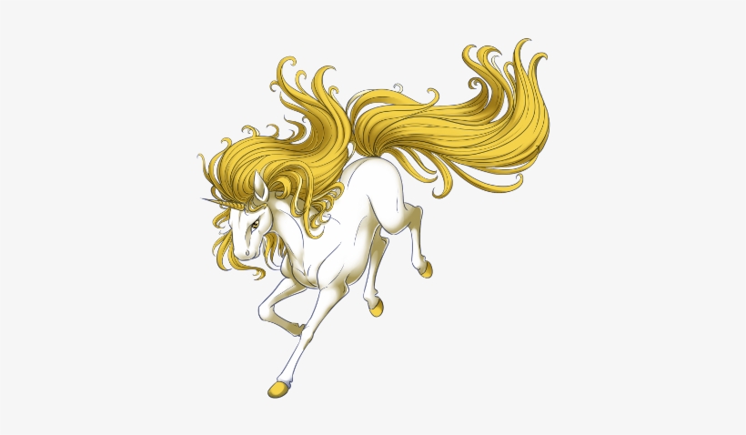 Gold Unicorn - Muscular Unicorn, transparent png #197025