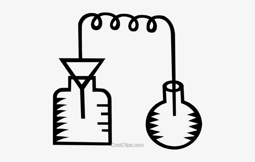 Beaker/test Tube Royalty Free Vector Clip Art Illustration - Clipart Reagenzglas, transparent png #197057