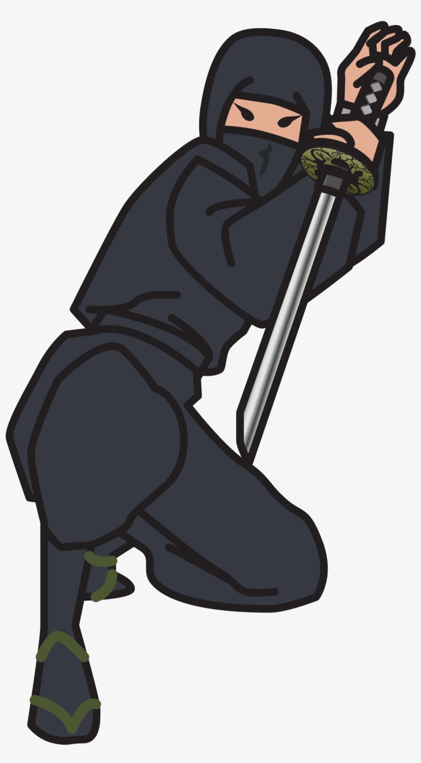 This Free Icons Png Design Of Ninja With A Sword,, transparent png #197334