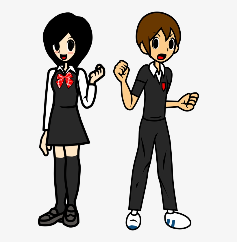 Double Date Couple - Rhythm Heaven Fever Boy, transparent png #197753