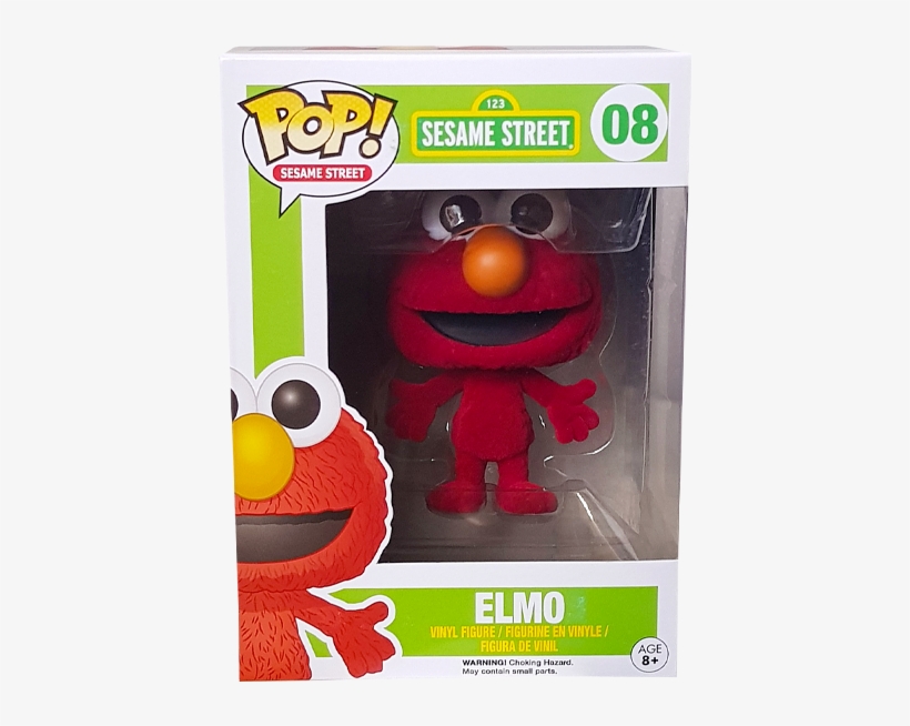 Elmo Flocked Us Exclusive Pop Vinyl Figure - Toys R Us Giraffe Funko Pop, transparent png #197827