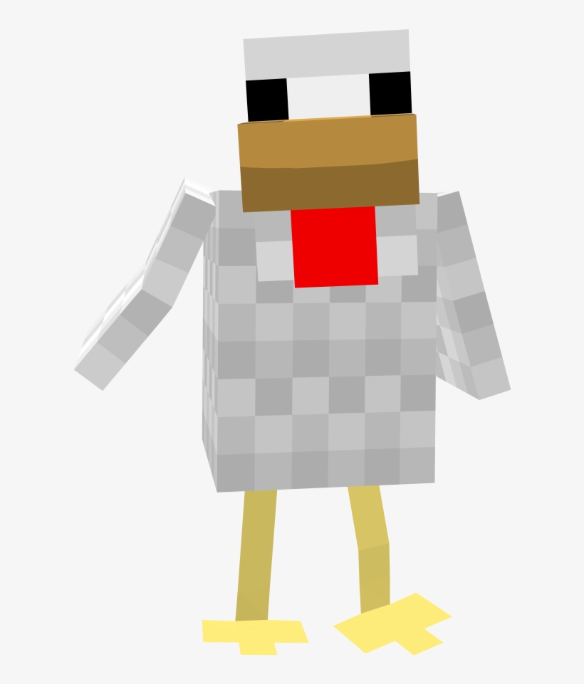 Minecraft Chicken, transparent png #197867