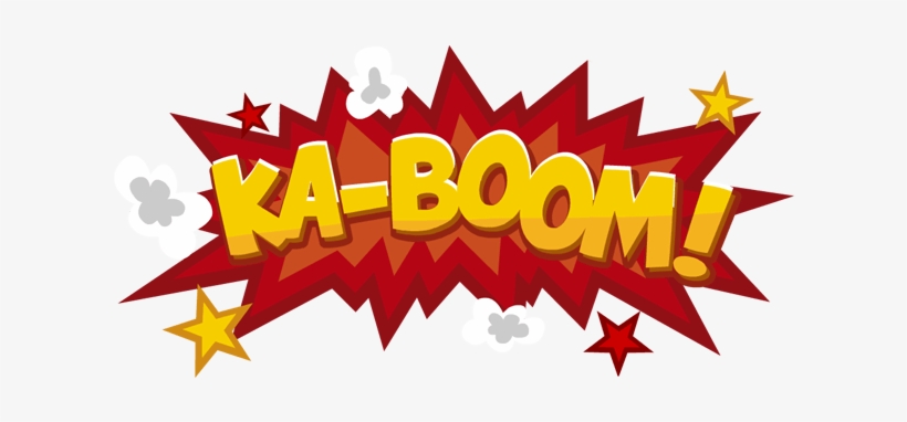 Boom Cartoon Png - Ka Boom, transparent png #198082