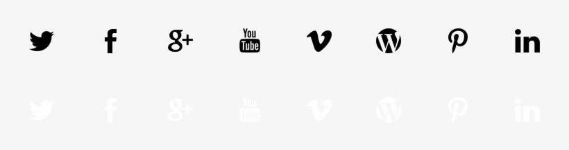 Sprite Icons Social@x2 - Wordpress, transparent png #198263