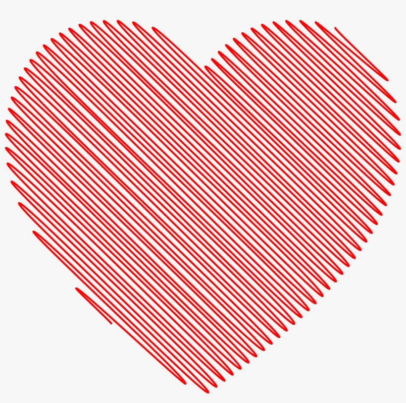 Scribble Heart - Heart Vintage Clip Art, transparent png #198457
