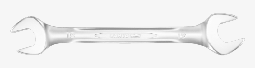 Double Open End Wrench, Metric - Bahco 18mmx19mm Double Ended Open Spanner, 222 Mm Length,, transparent png #198520