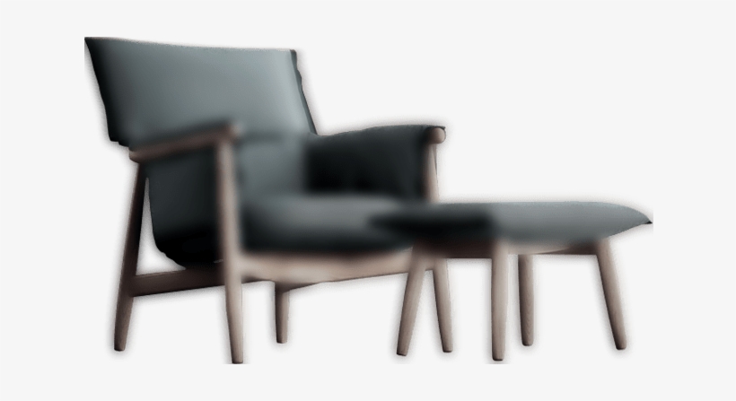 Dark Slider 2 Chair - Club Chair, transparent png #198595