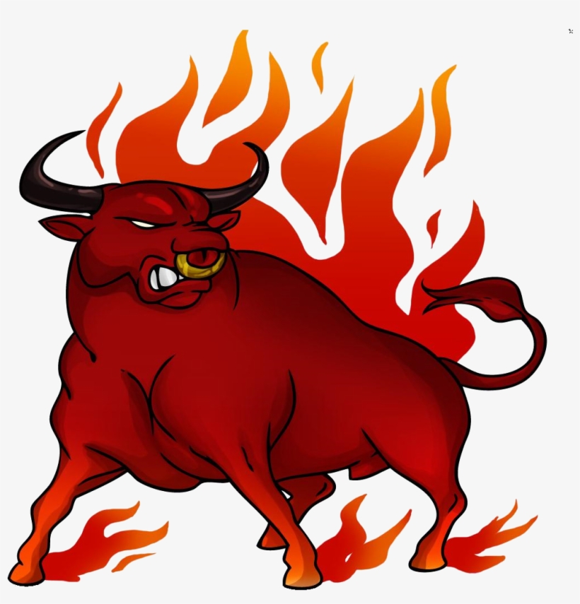 Drawing Bull Cartoon Clip Art - Raging Bull Clip Art - Free Transparent PNG  Download - PNGkey