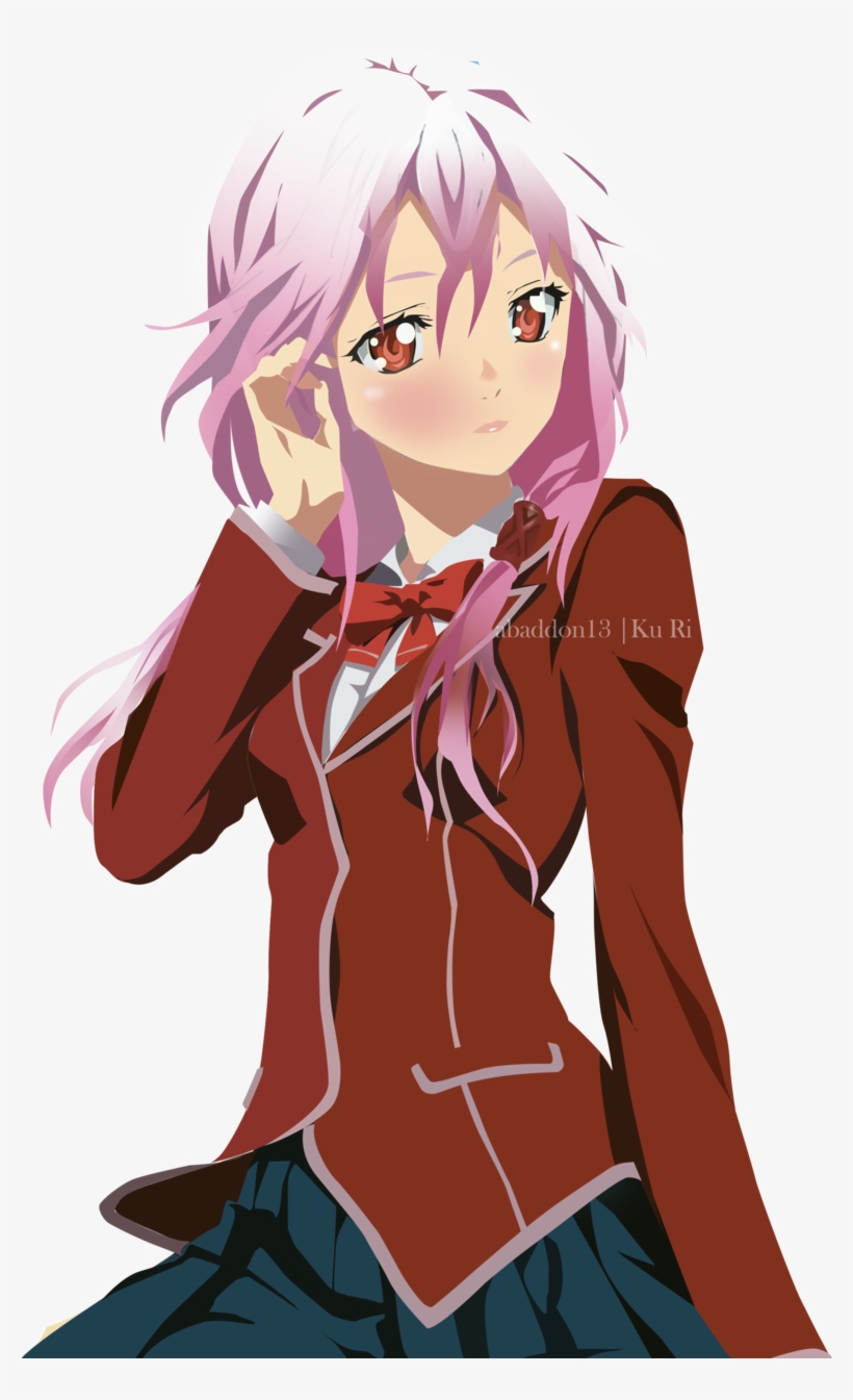 Guilty Crown Png Pic - Inori Yuzuriha School Uniform, transparent png #198837