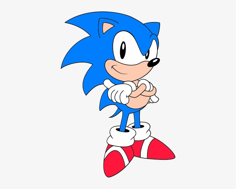 Classic Sonic The Hedgehog Png - Classic Sonic Draw, transparent png #198889