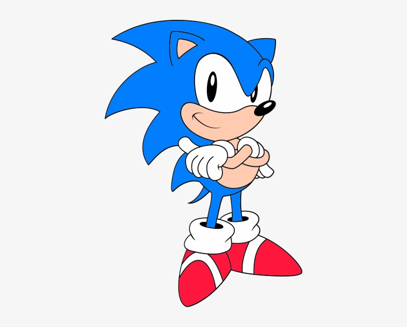 Classic Sonic The Hedgehog Png - Classic Sonic Draw - Free Transparent ...