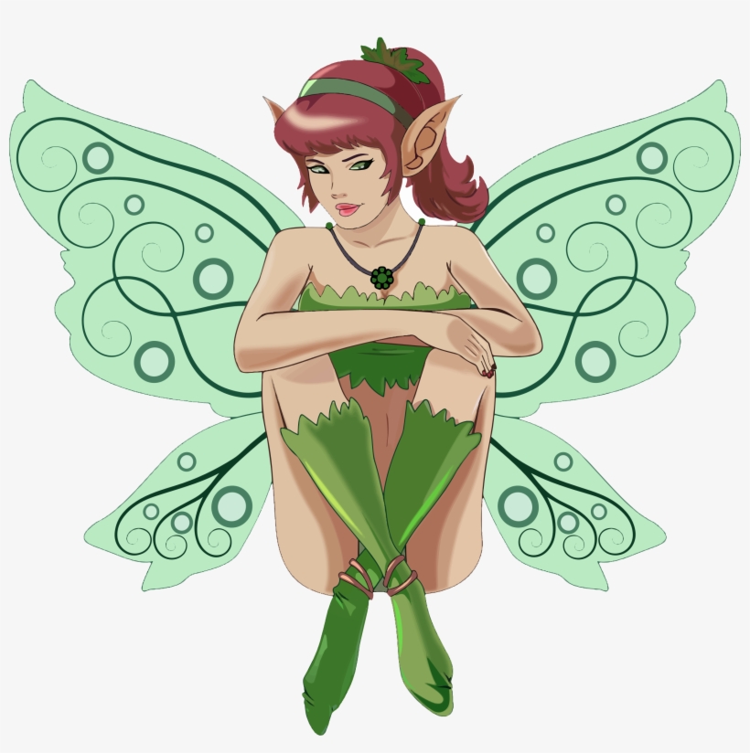 This Free Icons Png Design Of Sitting Fairy, transparent png #198956