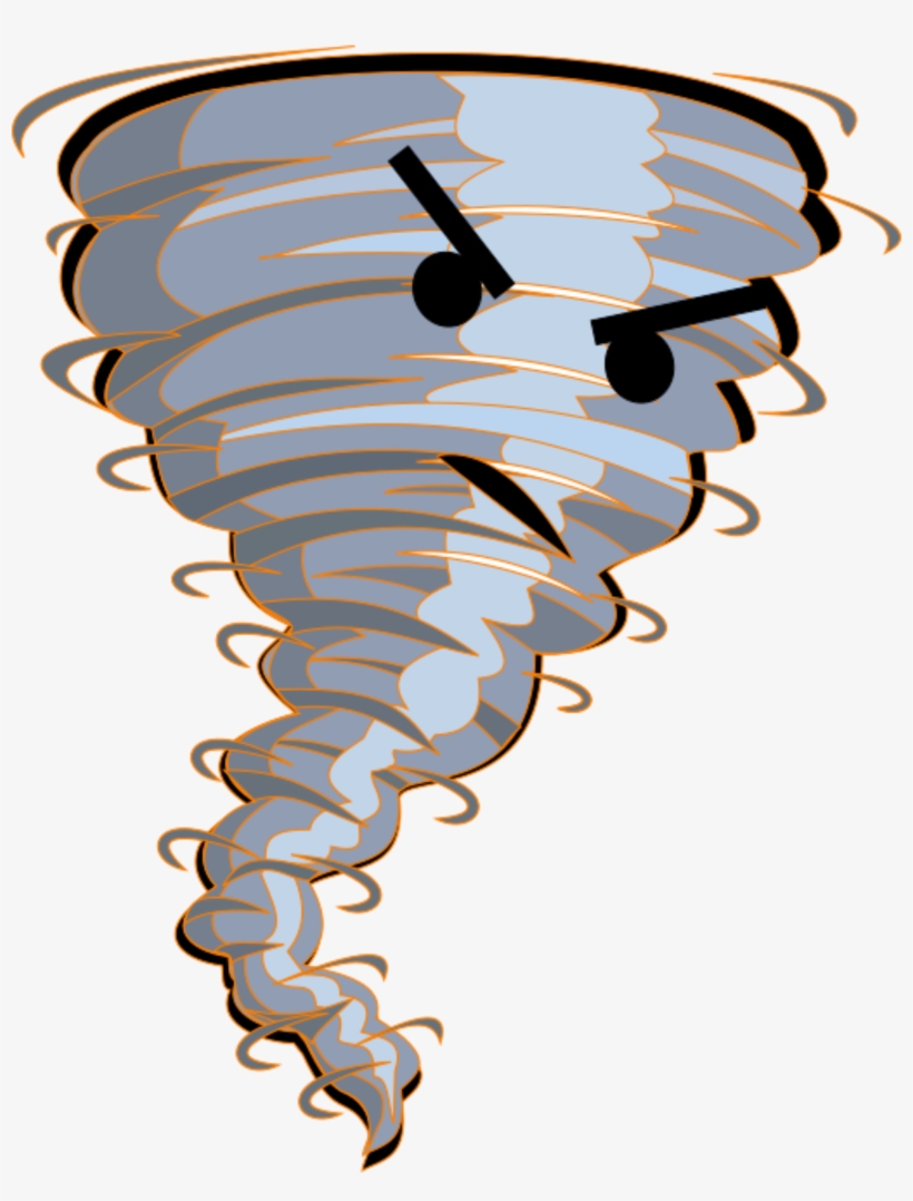 Vector Tornado Mascot - Tornado Png, transparent png #199033