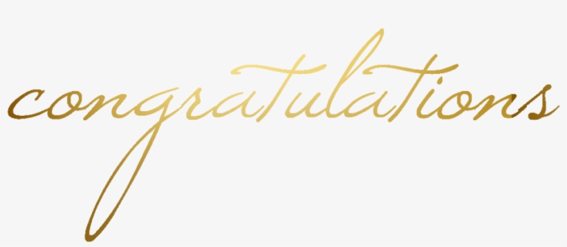 Clip Art Library Congratulations Transparent Gold - Alabastro, transparent png #199055