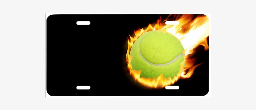 Tennis Ball On Fire - Volleyball On Fire, transparent png #199266