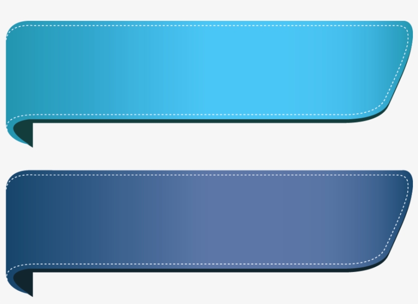 Blue Ribbon Banner Hd - Banner Ribbon Png, transparent png #199426