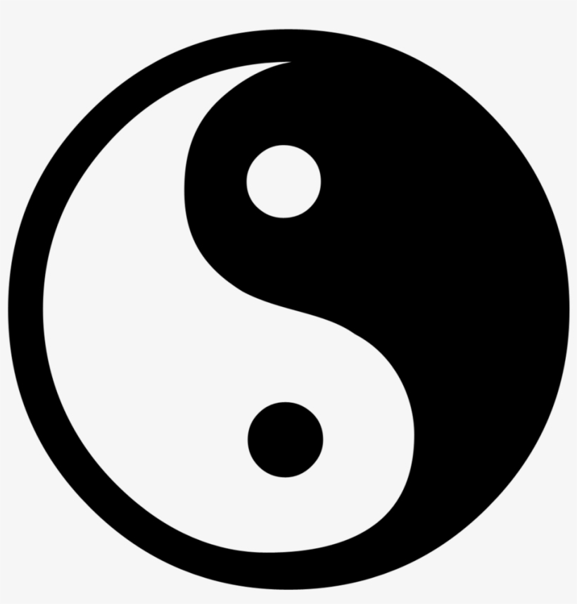 Free Stock Photo - Yin Yang Sticker, transparent png #199547