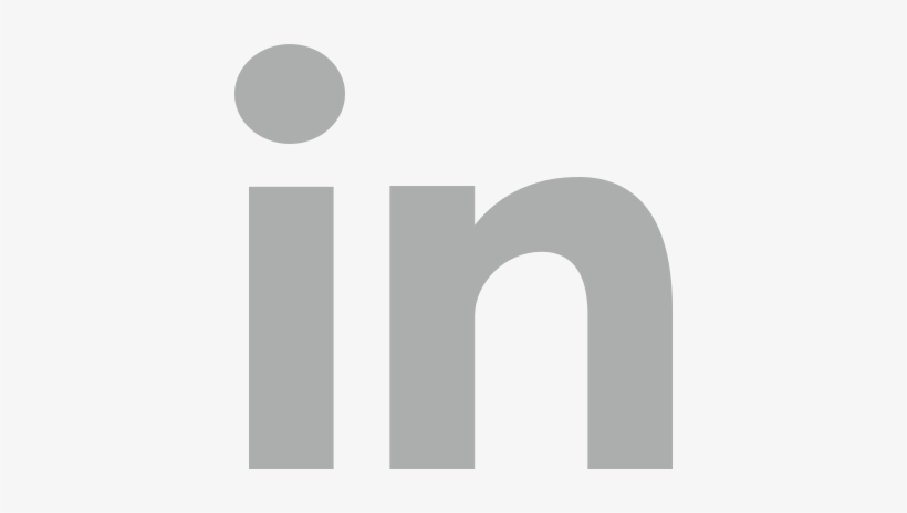 0 - Linkedin Logo Grey Without White, transparent png #199566
