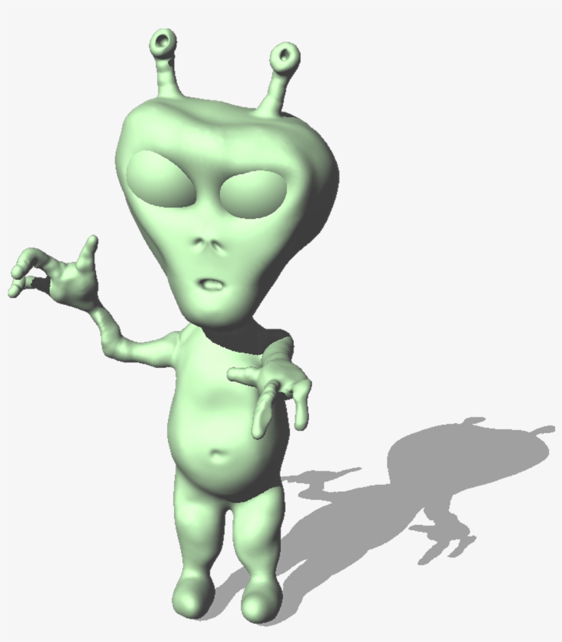 3d Transparent Alien - Martian Alien, transparent png #199693
