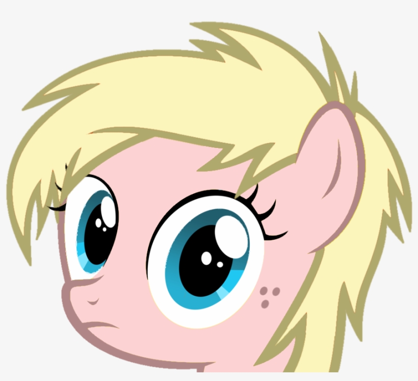 Artist Needed, Freckles, Frown, Looking At You, Oc, - My Little Pony: Friendship Is Magic, transparent png #199890