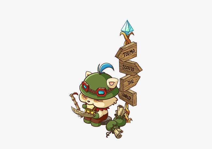 Stop Feeding Yourself Teemo - Teemo Lol Fan Art, transparent png #1900186