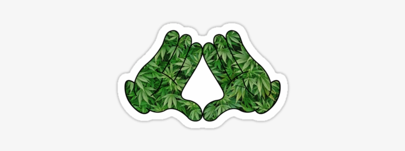 Hands Mickey Mouse Weed Png - Marijuana Door Mat Marijuana Weed Leaf Door Mats Cover, transparent png #1900328