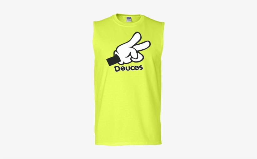 Mickey Mouse Hands Deuces - Barisyusuf Mickey Mouse Hands Deuces Bucket Hat - White, transparent png #1900413