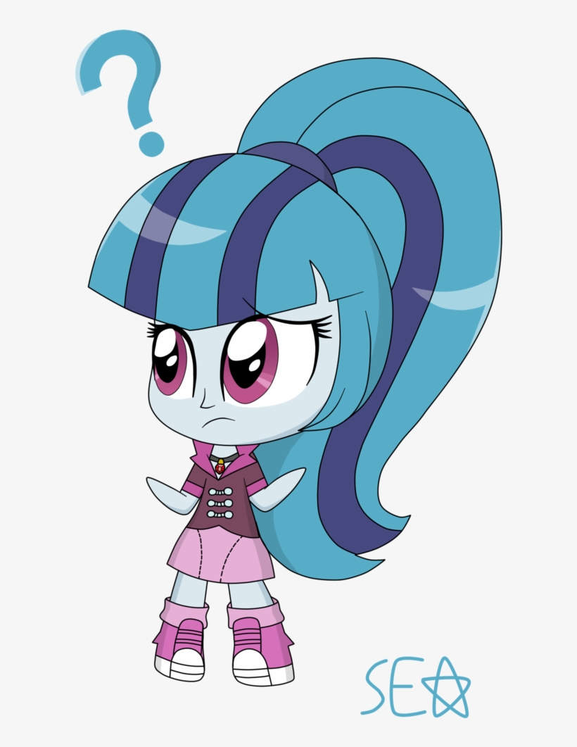 Supererikastar, Chibi, Clothes, Clueless, Equestria - Sonata Dusk, transparent png #1900489