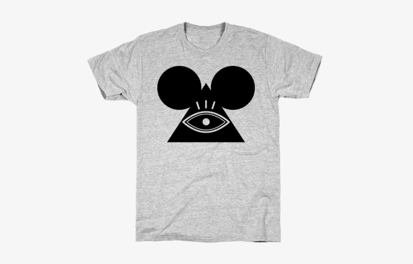 Illuminati Mouse Mens T-shirt - Ping Pong Shirt, transparent png #1900516