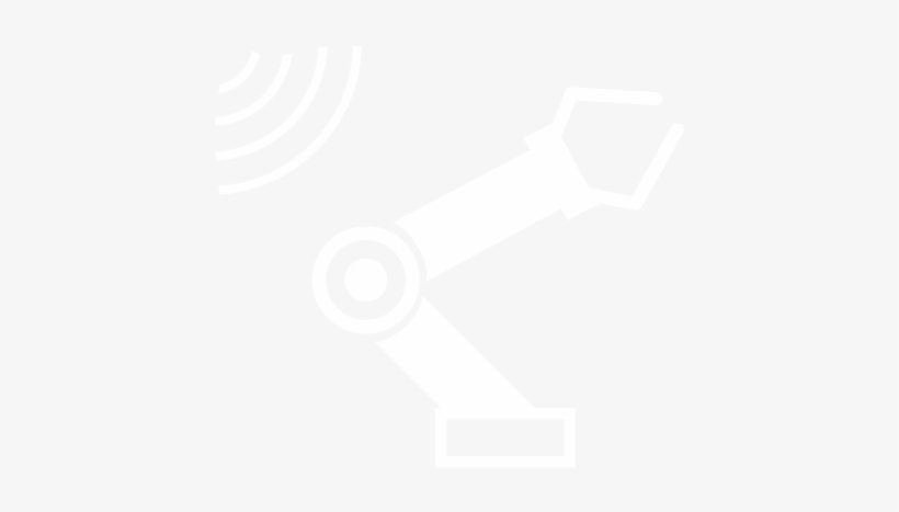 Robot Arm Icon White Free Transparent Png Download Pngkey