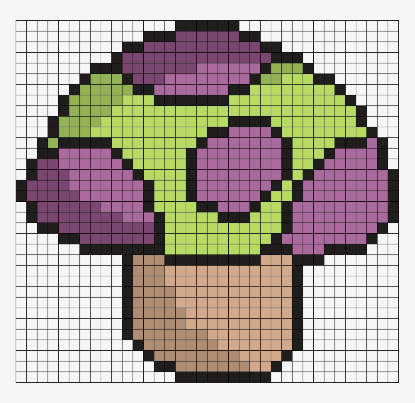 League Of Legends Teemo Shroom Perler Bead Pattern - League Of Legends Teemo Shroom, transparent png #1900917